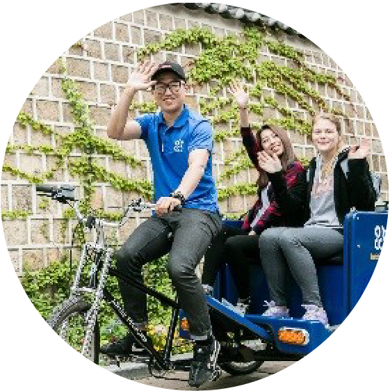 人力車で街巡り