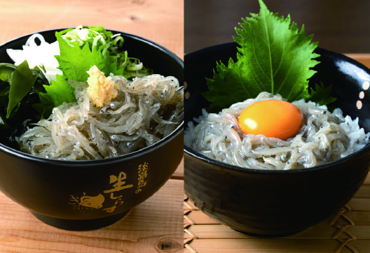 淡路島の生しらす＆沖漬けセット