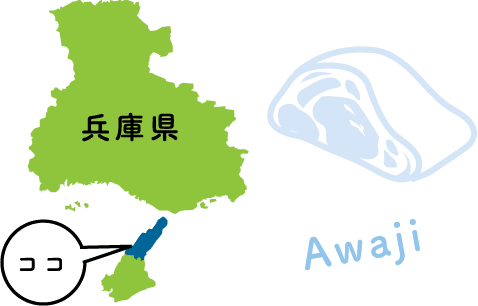 淡路市 地図 イラスト